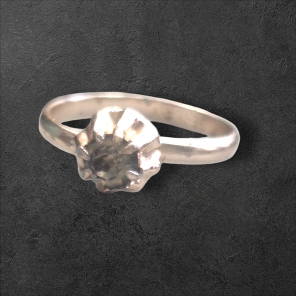 18k Rose Gold Antique Engagement Ring Size 5 Unknown Stone - Picture 1 of 6